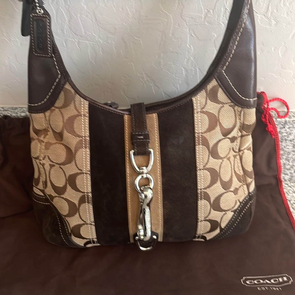 Authentic Coach Signature small Handbag